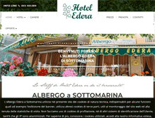 Tablet Screenshot of hoteledera.net